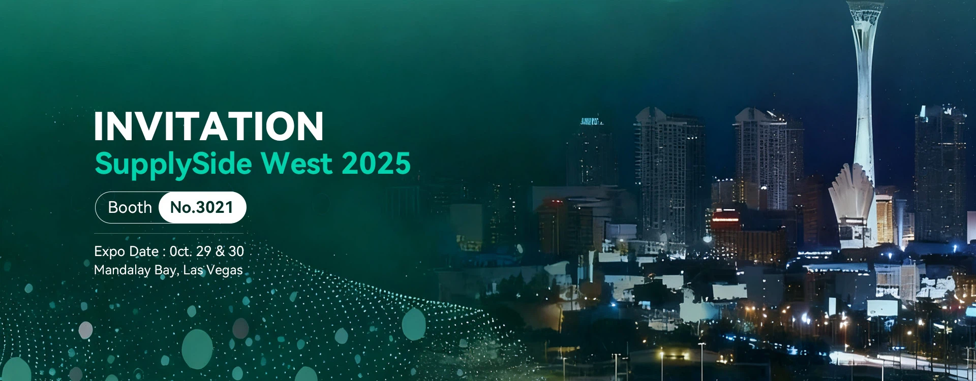 Wellgreen exhibit banner at Supplyside West 2025