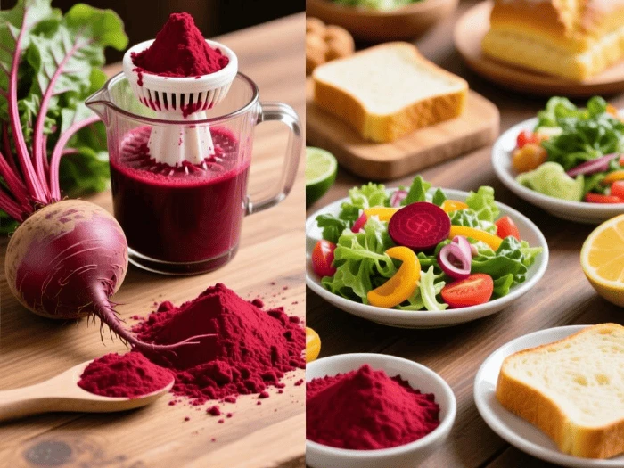 Beetroot powder applications