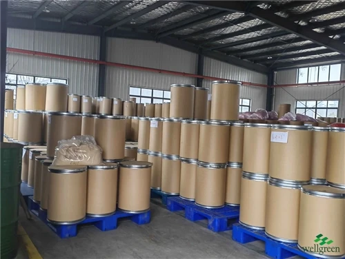 info-500-1 Bulk ingredient warehouse with fibre drums staged for wholesale order fulfilment