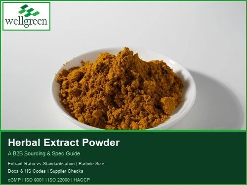 Herbal Extract Powder: A B2B Sourcing & Spec Guide